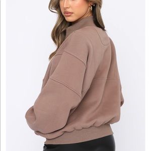 White Fox Hoodie size S/M